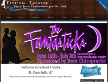 Tablet Screenshot of festivaltheatre.org